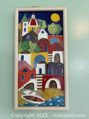 MaxSold Auction: Vintage Creazioni Luciano Italy Art Tile Hanging Wall Plaque Wall Art  - San Francisco (California, USA) SELLER MANAGED Estate Sale Online Auction - Kenwood Way