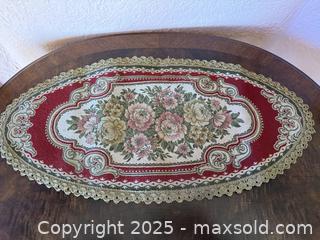 MaxSold Auction: Vintage Embroidered Floral Oval Table Runner - San Francisco (California, USA) SELLER MANAGED Estate Sale Online Auction - Kenwood Way