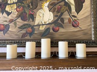 MaxSold Auction: Vintage Flameless LED Pillar Mantle Candles - San Francisco (California, USA) SELLER MANAGED Estate Sale Online Auction - Kenwood Way