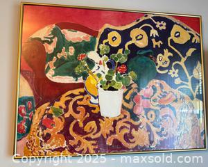 MaxSold Auction: Vintage Framed Art: Spanish Still Life by Henri Matisse - San Francisco (California, USA) SELLER MANAGED Estate Sale Online Auction - Kenwood Way