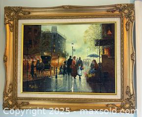 MaxSold Auction: Vintage Framed Art:Charity the Gift of Love by Gerald Harvey Jones - San Francisco (California, USA) SELLER MANAGED Estate Sale Online Auction - Kenwood Way