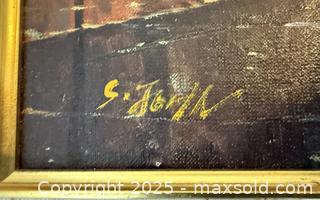 MaxSold Auction: Vintage Framed Art:Charity the Gift of Love by Gerald Harvey Jones - San Francisco (California, USA) SELLER MANAGED Estate Sale Online Auction - Kenwood Way