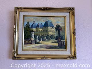 MaxSold Auction: Vintage Framed Original Landscape Art by A. Thomas - San Francisco (California, USA) SELLER MANAGED Estate Sale Online Auction - Kenwood Way