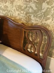 MaxSold Auction: Vintage French Provincial Headboard, Frame and Mattresses  - San Francisco (California, USA) SELLER MANAGED Estate Sale Online Auction - Kenwood Way