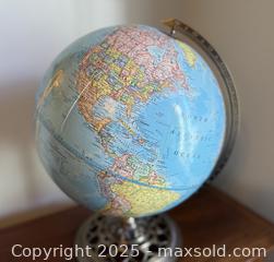 MaxSold Auction: Vintage George F. Cram Globe - San Francisco (California, USA) SELLER MANAGED Estate Sale Online Auction - Kenwood Way