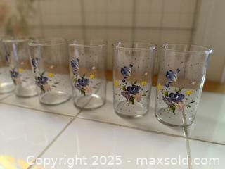 MaxSold Auction: Vintage Hand Painted Glasses Cocktail Glasses  - San Francisco (California, USA) SELLER MANAGED Estate Sale Online Auction - Kenwood Way