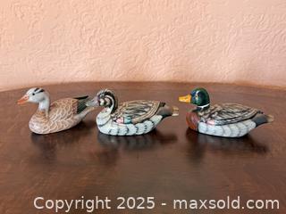 MaxSold Auction: Vintage Handpainted Wooden Ducks - San Francisco (California, USA) SELLER MANAGED Estate Sale Online Auction - Kenwood Way