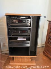 MaxSold Auction: Vintage Mid Century Stereo Cabinet/Organizer  - San Francisco (California, USA) SELLER MANAGED Estate Sale Online Auction - Kenwood Way