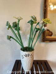 MaxSold Auction: Vintage Murano Sale Hand Blown Glass Flowers Bouquet - San Francisco (California, USA) SELLER MANAGED Estate Sale Online Auction - Kenwood Way