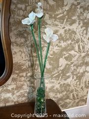 MaxSold Auction: Vintage Murano Style Glass Flowers Bouquet - San Francisco (California, USA) SELLER MANAGED Estate Sale Online Auction - Kenwood Way