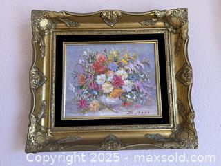 MaxSold Auction: Vintage Signed Framed Original Impressionist Floral Painting - San Francisco (California, USA) SELLER MANAGED Estate Sale Online Auction - Kenwood Way