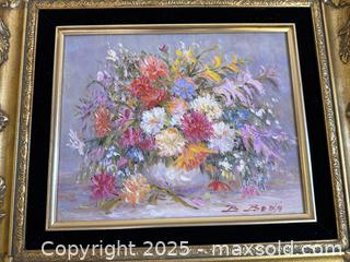 MaxSold Auction: Vintage Signed Framed Original Impressionist Floral Painting - San Francisco (California, USA) SELLER MANAGED Estate Sale Online Auction - Kenwood Way