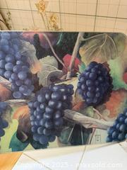 MaxSold Auction: Vintage Tempered Glass, Cutting Board Many uses! - Purple Grapes on Vines - San Francisco (California, USA) SELLER MANAGED Estate Sale Online Auction - Kenwood Way