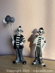 MaxSold Auction: Vintage Uribe Mex Clown  B &#38; W Paper Mache Large Hecho en Mexico - San Francisco (California, USA) SELLER MANAGED Estate Sale Online Auction - Kenwood Way