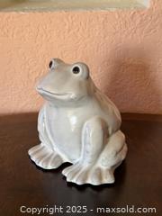 MaxSold Auction: Vintage White Ceramic Frog - San Francisco (California, USA) SELLER MANAGED Estate Sale Online Auction - Kenwood Way