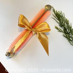 MaxSold Auction: Brass candle snuffer with shell handle end - coral beeswax candles - Toronto (Ontario, Canada) SELLER MANAGED Reseller Online Auction - Greengrove Crescent