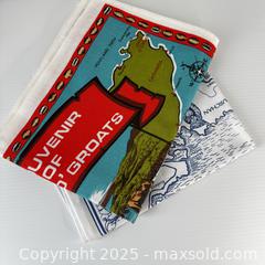 MaxSold Auction: Vintage Cotton Tea Towels: Isle of Mull & John o'Groats - Toronto (Ontario, Canada) SELLER MANAGED Reseller Online Auction - Greengrove Crescent
