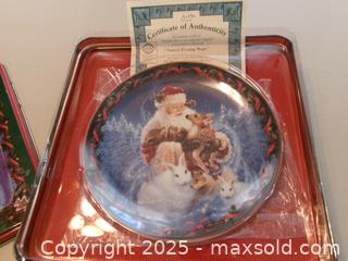 MaxSold Auction: COLLECTORS Santa Plate COA - Covington (Georgia, USA) SELLER MANAGED Downsizing Online Auction - Queensland Lane