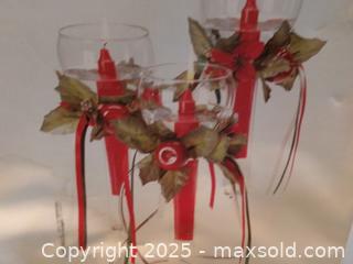 MaxSold Auction: INTERNATIONAL SILVER CO 3 piece glass candle center piece - Covington (Georgia, USA) SELLER MANAGED Downsizing Online Auction - Queensland Lane