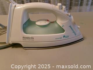 MaxSold Auction: ROWENTA Steam iron - Covington (Georgia, USA) SELLER MANAGED Downsizing Online Auction - Queensland Lane