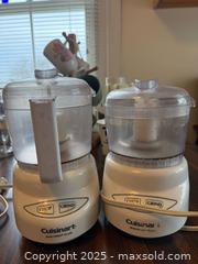 MaxSold Auction: 2 cuisinart mini choppers - Lower Moreland Township (Pennsylvania, USA) SELLER MANAGED Estate Sale Online Auction -  Huntingdon Pike (CONDO)                      