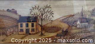 MaxSold Auction: Folk Art - signed - Lower Moreland Township (Pennsylvania, USA) SELLER MANAGED Estate Sale Online Auction -  Huntingdon Pike (CONDO)                      