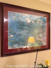 MaxSold Auction: Large framed print of Claude Monet&#39;s &#34;Water Lilies&#34; 44”x36” - Lower Moreland Township (Pennsylvania, USA) SELLER MANAGED Estate Sale Online Auction -  Huntingdon Pike (CONDO)                      