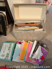 MaxSold Auction: Large lot of unused cards  - Lower Moreland Township (Pennsylvania, USA) SELLER MANAGED Estate Sale Online Auction -  Huntingdon Pike (CONDO)                      