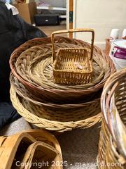 MaxSold Auction: Lot of baskets - Lower Moreland Township (Pennsylvania, USA) SELLER MANAGED Estate Sale Online Auction -  Huntingdon Pike (CONDO)                      