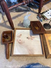 MaxSold Auction: Lot of farmhouse folk art items - Lower Moreland Township (Pennsylvania, USA) SELLER MANAGED Estate Sale Online Auction -  Huntingdon Pike (CONDO)                      