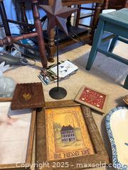 MaxSold Auction: Lot of farmhouse folk art items - Lower Moreland Township (Pennsylvania, USA) SELLER MANAGED Estate Sale Online Auction -  Huntingdon Pike (CONDO)                      