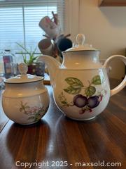 MaxSold Auction: Tea Pot and Sugar container and tea bag rest - Lower Moreland Township (Pennsylvania, USA) SELLER MANAGED Estate Sale Online Auction -  Huntingdon Pike (CONDO)                      