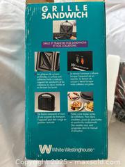 MaxSold Auction: Grilled Cheese Sandwich Maker - Newmarket (Ontario, Canada) SELLER MANAGED Downsizing Online Auction - Wendy Culbert Crescent          