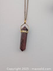 MaxSold Auction: 1920/30s Antique Evening Ring &#38; Stone Agate Necklace  - Langley (British Columbia, Canada) SELLER MANAGED Reseller Online Auction - 68 Avenue