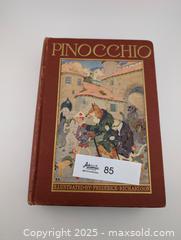 MaxSold Auction: 1925 Pinocchio by Carlo Collodi &#38; Illustrated by Fredrick Richardson (Hardcover)  - Langley (British Columbia, Canada) SELLER MANAGED Reseller Online Auction - 68 Avenue