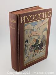 MaxSold Auction: 1925 Pinocchio by Carlo Collodi &#38; Illustrated by Fredrick Richardson (Hardcover)  - Langley (British Columbia, Canada) SELLER MANAGED Reseller Online Auction - 68 Avenue