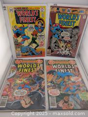MaxSold Auction: 1970s World&#39;s Finest -DC Comics Superman &#38; Batman (10 total)  - Langley (British Columbia, Canada) SELLER MANAGED Reseller Online Auction - 68 Avenue