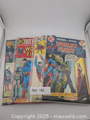 MaxSold Auction: 1970s World's Finest -DC Comics Superman & Batman (4 total)  - Langley (British Columbia, Canada) SELLER MANAGED Reseller Online Auction - 68 Avenue