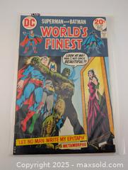 MaxSold Auction: 1970s World's Finest -DC Comics Superman & Batman (4 total)  - Langley (British Columbia, Canada) SELLER MANAGED Reseller Online Auction - 68 Avenue
