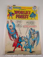 MaxSold Auction: 1970s World's Finest -DC Comics Superman & Batman (4 total)  - Langley (British Columbia, Canada) SELLER MANAGED Reseller Online Auction - 68 Avenue