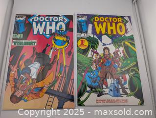 MaxSold Auction: 1980s Doctor Who Issues 1-5 & 7 (Marvel Comics)  - Langley (British Columbia, Canada) SELLER MANAGED Reseller Online Auction - 68 Avenue