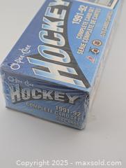 MaxSold Auction: 1991/92 O-Pee-Chee NHL Hockey Sealed Complete Card Set  - Langley (British Columbia, Canada) SELLER MANAGED Reseller Online Auction - 68 Avenue