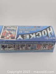 MaxSold Auction: 1991/92 O-Pee-Chee NHL Hockey Sealed Complete Card Set  - Langley (British Columbia, Canada) SELLER MANAGED Reseller Online Auction - 68 Avenue