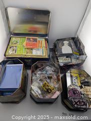 MaxSold Auction: 500+ Bulk Pokémon Cards &#38; Many Pokémon Accessories incl Metal Dice, Coins &#38; Counters - Langley (British Columbia, Canada) SELLER MANAGED Reseller Online Auction - 68 Avenue
