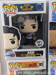 MaxSold Auction: Anime &#38; Space Jam Funko Pop Collection (4 Funkos)  - Langley (British Columbia, Canada) SELLER MANAGED Reseller Online Auction - 68 Avenue