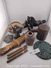 MaxSold Auction: Assortment of Decorative Wood Carvings, Pottery & Collectibles  - Langley (British Columbia, Canada) SELLER MANAGED Reseller Online Auction - 68 Avenue