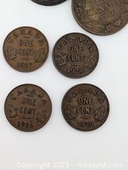MaxSold Auction: Canadian One Cent Coins 1894-1936 (13 total) - Langley (British Columbia, Canada) SELLER MANAGED Reseller Online Auction - 68 Avenue