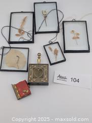 MaxSold Auction: Collection of Vintage Trinkets &#38; Pressed Flower Art  - Langley (British Columbia, Canada) SELLER MANAGED Reseller Online Auction - 68 Avenue