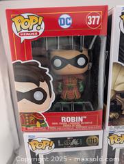 MaxSold Auction: Comic Book/Super Hero Funko Pop Collection (4 Funkos)  - Langley (British Columbia, Canada) SELLER MANAGED Reseller Online Auction - 68 Avenue