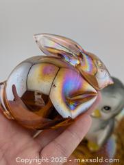 MaxSold Auction: Indiana Carnival Glass Amber Dish & MCM Decor  - Langley (British Columbia, Canada) SELLER MANAGED Reseller Online Auction - 68 Avenue